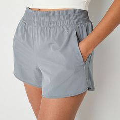 Deemed a Gotta-Have-It item for value you can count on every day! Hit the track or pavement in this supportive pair of Xersion women's mid-rise running shorts. Made from a quick-dry woven recycled-blend that's breathable and moisture-wicking thanks to its Everair technology, these pull-on shorts also have two side zip pockets and a comfy elastic waistband. Team them with a sports bra and workout tee. Front Style: Flat FrontClosure Type: Full ElasticFit: Regular FitPockets: 2 Front Zip PocketsRis Running Short, Running Shorts, Workout Tee, Side Zip, Quick Dry, Moisture Wicking, Mid Rise, Zip Pockets, Every Day