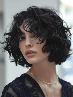 Stylish Curly Bob Haircuts for a Fresh Look Curly Bob Outfit, Short Curly Womens Hair, Curly Short Hair Girl, Curly Pixie Bob Haircut, Bixie 90s Haircut Curly, Short Curly Shag Hairstyles, Black Curly Short Hair, Haircuts For Curly Hair Natural Curls, Bixie 90s Haircut