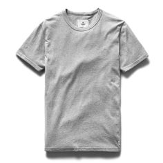 Premium, Canadian-made tee in supremely durable pima cotton Athleisure Essentials, Fitted T Shirt, Japanese Fashion Designers, Athleisure Brands, Athleisure Men, Reigning Champ, Jogging Bottoms, Jersey Tee, T Shirt Men