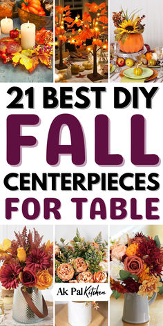 Fall centerpieces add charm to your fall table decor. Discover DIY fall table centerpieces and elegant autumn centerpieces perfect for any occasion. Explore Thanksgiving centerpieces, rustic fall centerpiece ideas, and pumpkin centerpieces. Create beautiful fall floral arrangements and harvest centerpieces to enhance your fall table settings. Consider fall candle centerpieces and fall floral centerpieces. Perfect for fall weddings and farmhouse decor, these autumn centerpiece ideas are awesome. Diy Fall Table Centerpieces, Autumn Centerpiece Ideas, Diy Fall Centerpieces For Table, Fall Wedding Centerpieces Diy, Harvest Centerpieces, Diy Fall Centerpieces, Autumn Centerpieces, Fall Mason Jar Centerpieces, Fall Centerpiece Ideas