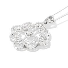 This detailed filigree pendant, resembles feminine strength. Elegant and classic, this filigree pendant is set in 14K white gold, and features a round cut white diamond, that is placed in the center of the diamond lined, swirly, filigree design. The pendant hangs from a white gold chain and is attached by an embellished bail at the top of the pendant. This pendant is sure to be adored by all who see it and makes for a beautiful gift.
We are happy to answer any of your questions! Contact us! Feminine Strength, Filigree Pattern, White Gold Chain, Pendant Diamond, Pave Pendant, Filigree Pendant, White Gold Chains, Feather Pendant, Necklace Design