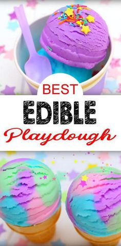 the best edible play dough for kids to make with their own hands and spoons