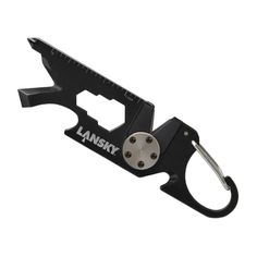 the lansky tool is attached to a hook