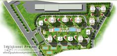 the site plan for an apartment complex