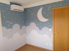 kids room wall decor ideas children Kids Room Decoration Ideas, Boy And Girl Shared Bedroom, Newborn Room, Room Wall Decor Ideas, Kids Room Murals, Kids Room Paint, Nursery Wall Murals