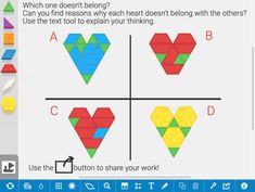 an interactive game for children to learn how to solve the shapes