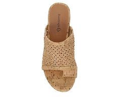 Baretraps Bethie Women s Wedge Sandal Dare to spring for new cute Bethie women s wedge Sandal from Baretraps this spring. Featuring a natural cork, elastic & synthetic upper with a toe loop for a secure fit, this Sandal has a breezy latticework design that ups the style factor. The comfort insole cushions your steps while the stable 3 heel includes a 1 platform. Cork/synthetic upper Slip-On Toe loop Cushioned insole3 wedge heel Spring Beach Wedge Sandals With Cork Material, Spring Cork Wedge Sandals With Round Toe, Spring Beach Cork Wedge Sandals, Spring Cork Heels With Round Toe, Comfortable Cork Sandals For Spring, Casual Cork Wedge Sandals For Summer, Rack Room Shoes, Rack Room, Wedge Sandal