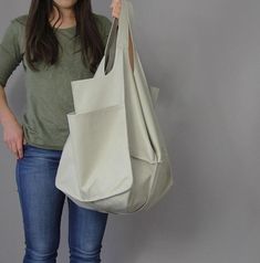 LARGE LEATHER TOTE bag, light grey, Handbag for Women,  Soft Leather Bag, Every Day Bag, Women leath Versatile Hobo Bucket Bag For Daily Use, Versatile Hobo Bucket Bag For Everyday Use, Cream Hobo Bag For Everyday Use, Everyday Hobo Bag With Pockets, Everyday Hobo Bag With Large Capacity, Everyday Hobo Tote Bag With Pockets, Beige Hobo Bag For Travel, Everyday Large Capacity Hobo Bag, Versatile Large Capacity Hobo Bucket Bag