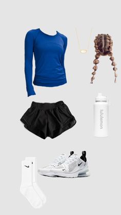 #sportygirlfit #outfitinspo Lululemon Outfit, Sports Outfits, Preppy Outfit, Simple Trendy Outfits