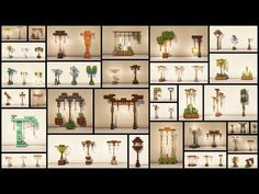 a collage of different types of decorative objects