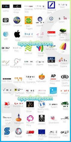 many different logos are shown together on this page, including the company name and logo