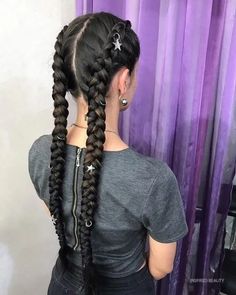 Girl Hairdos, Female Hairstyles, Stylish Ponytail, Tail Braids, Unique Braids, Dutch Braids, Beautiful Haircuts, Plaits Hairstyles