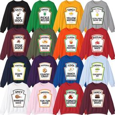 PRICES MAY VARY. Ketchup Mustard Mayonnaise Relish Halloween Costume Sweatshirt, Group Condiments Shirts, Matching Halloween Costumes Tshirts, Ketchup Mustard Mayonnaise Relish Ranch Costume Shirt, Halloween 2024 Costume Matching Group T-Shirt PERFECT GIFT FOR ANY OCCASION: Looking for Halloween Costume Matching Group TShirt this Halloween? Our Condiment T-shirts for Halloween will be perfect Halloween Costume Matching Group T-Shirts, make awesome 2024 Halloween decorations or 2024 Halloween pro Ranch Costume, Halloween Costume Matching, Matching Halloween Costumes, Matching Halloween, Relish, Ketchup, Mayonnaise, Halloween Costume, Mustard