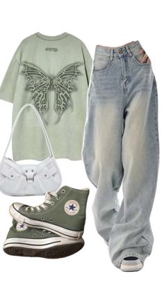 Baggy Clothes, Outfit Inspo Casual, Trendy Outfits For Teens, Teenager Outfits, Baggy Pants, Outfits Winter