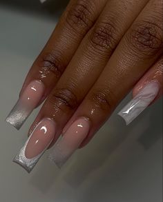 Stubbies Nails, Short Square Acrylic Nails, Long Acrylic Nails Coffin, Long Square Acrylic Nails, Unique Acrylic Nails, Bling Acrylic Nails, Acrylic Nails Coffin Short, Summer Acrylic Nails, Short Acrylic Nails Designs