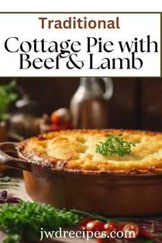 traditional cottage pie with beer and lamb recipe