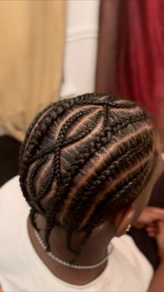 #braids #blackhairstyles Cornrows For Boys, Mid Taper, Braiding Ideas, Ghost Hair, Mens Twists Hairstyles, Black Hair Inspiration, Cornrows Natural Hair