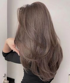 Korean Hair Color, Brown Hair Looks, Brown Hair Inspo, Light Hair Color, Haircuts For Long Hair