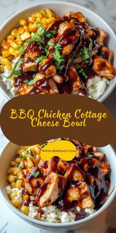 This BBQ Chicken Cottage Cheese Bowl is a satisfying, flavorful meal that’s perfect for lunch or dinner! With tender BBQ chicken, creamy cottage cheese, and fresh veggies, it’s a delicious combination of savory and creamy with a touch of smoky goodness. Quick, easy, and packed with protein! #BBQChicken #CottageCheese #HealthyBowls #ProteinPacked Bbq Chicken Protein Bowl, Cottage Cheese Coleslaw, Bbq Chicken Cottage Cheese Bowl, Cottage Cheese Chicken Bowl, Chicken Cottage Cheese Bowl, Cottage Cheese Lunch Bowl, Cottage Cheese Protein Bowls, Savory Cottage Cheese Bowl, Cottage Cheese Bowls Savory