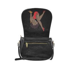 10.24"(L) x 4.13"(W) x 8.66"(H) Retro Black Shoulder Bag As Gift, Black Retro Shoulder Bag As A Gift, Black Retro Shoulder Bag As Gift, Black Retro Shoulder Bag For Gift, Anniversary Trips, Leather Pouch, Betty Boop, Birthday Gifts For Her, Leather Tote