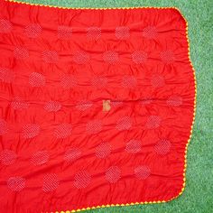 Category: Blouse Fabric Fabric: Gajji Silk Weave – Bandhani Color –Red Length – 1 meter Note- There may be slight color variations due to photographic reasons. This is a hand-woven product and any irregularities in the weaving or pattern should not be taken as a defect. These irregularities make every handloom piece unique. Bandhani Blouse, Blouse Fabric, Blouse Piece, Hand Woven, Color Variations, Design Studio, Hand Weaving, Weaving, Saree