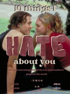 #poster 90s Movies Posters, Anyone But You Poster, Grown Ups Poster, 10 Things I Hate About You Poster, Tv Show Posters, Tv Poster, 10 Things I Hate About You, Dorm Posters, I Love Cinema