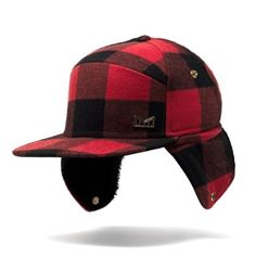 A timeless winter staple for the cold days when you want additional coverage  the melin Trenches Lumberjack Thermal hat is made with a buttery soft microfleece lining for warmth when you need it. Lumberjack Hat, Lumberjack Man, Flap Hat, Ear Flap Hats, Bespoke Post, Flannel Tops, Strapback Hats, Ear Hats, Red And Black Plaid