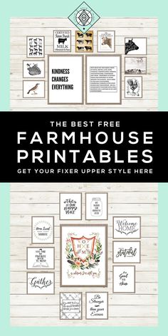 the best free farmhouse house printables get your fixer - style here