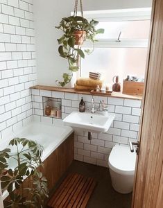 Even the tiniest of bathrooms can have the most luxurious style. These small bathroom ideas will show you with a great design, it can look chic and amazing! Rustic White Furniture, Faux Wall, Small Shower Remodel, Black Grout, Faux Walls, Boho Bathroom, Trendy Bathroom, Small Bathroom Design, Wood Bathroom