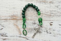 Adjustable Green Spiritual Rosary Bracelet, Adjustable Green Spiritual Rosary, Handmade Green Spiritual Rosary Bracelet, Paracord Rosary, Catholic Family, Prayer Life, St Benedict, Our Lady Of Guadalupe, Our Father