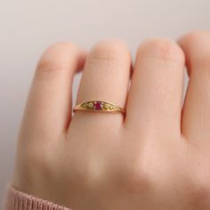 Birth Ring, Lotus Ring, Ruby Ring Gold, Ring Ruby, Ring Shots, Ring Birthstone, Jewelry Studio, July Birthstone, Ruby Ring