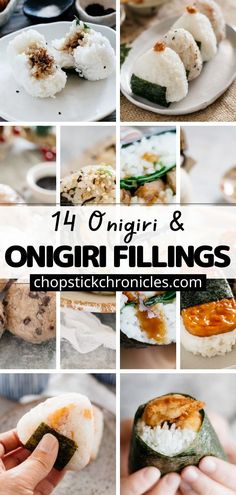 Onigiri fillings have endless possibilities to suit all tastes! Here are 14 popular ones to try as well as tips to make delicious onigiri. #onigiri #onigirirecipe #onigirifillingideas #onigirirecipefillingideas #riceballsonigiri Chicken Teriyaki Onigiri, Bulgogi Onigiri, Shrimp Onigiri, Mini Onigiri, Onigiri Filling, American Chinese Food, School Meal