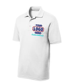 PRICES MAY VARY. Customize the Polo Shirt with your Company Logo/Design. Embroiered in the US **3.8-ounce, 100% polyester flat back mesh with PosiCharge technology. **Tag-free label **Moisture-wicking **Flat knit collar **Taped neck **3-button placket with dyed-to-match buttons **Set-in, open hem sleeves We do HIGH Quality Embroidery - 100% Customer satisfaction Guaranteed! Ultra-fine flat back RacerMesh, this polo has unparalleled breathability for superior cooling. PosiCharge technology locks White Golf Polo Shirt With Team Name, Fitted Polo Shirt With Embroidered Logo, Cotton Polo Shirt With Sublimation Print For Golf, White Sporty Polo Shirt With Embroidered Logo, Classic White Polo Shirt With Embroidered Logo, Embroidered Polo Shirts, Company Logo Design, Custom Golf, Branded Shirts