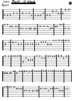 | guitar tabs songs rock #guitar #playguitar Paint It Black Guitar Tab, Electric Guitar Tabs Easy, Back In Black Guitar Chords, Easy Guitar Tabs Songs Acoustic, Bass Tabs Songs, Guitar Tabs Songs Rock, Guitar Tabs Songs Acoustic, Easy Guitar Tabs Songs, Electric Guitar Songs