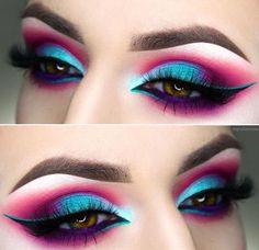 Starfield Aesthetic, Maquillage Yeux Cut Crease, Drag Make-up, Rave Makeup, Eye Makeup Pictures, Eye Looks, Smink Inspiration, Eye Makeup Steps, Beautiful Eye Makeup