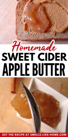 this homemade sweet cider apple butter recipe is so good it's easy to make