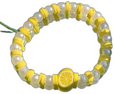 Pearl Bracelet, Favorite Jewelry, Beauty Book, United Kingdom, Jewelry Bracelets, Lemon, Handmade Items, Accessory Gift, Beaded Bracelets