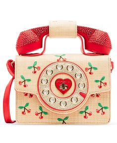 PRICES MAY VARY. 8.25"L x 3.52"D x 5.63"H 24" Drop Crossbody Strap Wireless Bluetooth Retro Phone Handset wireless telephone usb charging cable turnlock closure Novelty Phone, Novelty Purses, Retro Phone, Popular Handbags, Black Skull, Novelty Bags, Wearable Tech, Phone Bags, Betsey Johnson Bags