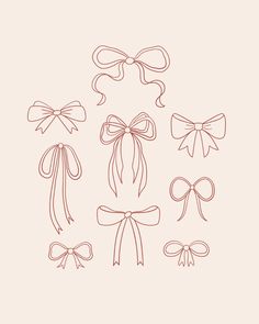 Small Bow Drawing, Bow Illustration Ribbon, Wrapping Paper Drawing, Bow Doodle, Making T Shirts, Kraft Paper Art, Funny Gift Cards, Bow Illustration, Bows Png