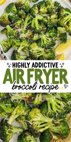 Air Fryer Broccoli Brocolli Recipes Airfryer, Air Fryer Broccoli Frozen, Air Fryer Broccoli, Easy Mac N Cheese, Tenderstem Broccoli, Fried Broccoli, Broccoli Stems, Frozen Broccoli, Fresh Broccoli