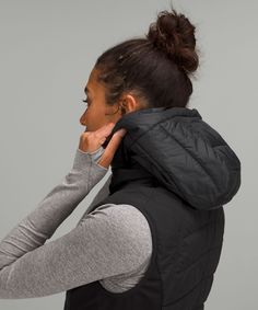 Running In The Cold Never Felt So Good. This Insulated Vest Will Protect You From The Elements With Stretchy, Water-Repellent Tech Fleece Fabric Placed Where You Need To Move. Designed For Running. Slim Fit Skims Your Body. Removable Dickie Zips Into Inside Of Vest. Zippered Exterior Pockets With A Hidden Phone Sleeve. Reflective Details. | Another Mile Vest Sporty Lululemon Outerwear With Zipper Closure, Lululemon Winter Outerwear With Zipper Closure, Winter Outerwear With Zipper Closure By Lululemon, Lululemon Nylon Outdoor Outerwear, Stretchy Lululemon Activewear For Outdoor, Lululemon Stretch Activewear For Outdoor, Lululemon Black Athleisure Outerwear, Lululemon Nylon Outerwear For Outdoor, Fitted Lululemon Sports Outerwear