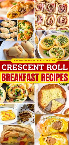 Looking for the best breakfast ideas? These Crescent Roll Breakfast Recipes are perfect for brunch or a holiday celebration. They also make easy breakfast-on-the-go recipes for the family. Save this pin! Cresent Roll Breakfast, Crescent Dough Sheet Recipes, Refrigerator Dough, Crescent Roll Breakfast, Pillsbury Crescent Recipes, Easy Crescent Roll Recipes, Pillsbury Crescent Roll Recipes, Recipes Using Crescent Rolls