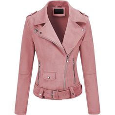 Multipurpose: This Faux Suede Leather Jackets Women Is Suitable For Motorcycle, School, Vacation, Work, Party, Travel, Driving, Biking, Camping, Jogging, Office, Street And Other Outdoor Activities. You Can Wear It In Spring, Fall And Winter. Windproof And Warm: This Trendy Faux Suede Leather Coat Womens With Exquisite Texture Is Wind-Resistant To Keep You Warm In Chilly Weather. Long Sleeve Is Warm To Wear. Great As Christmas, New Year, Thanksgiving, Mothers Day Gifts For Family And Friends In Pink Winter Party Biker Jacket, Pink Winter Biker Jacket For Party, Casual Leather Outerwear For Parties, Pink Biker Jacket For Fall Workwear, Pink Leather Jacket With Zipper For Fall, Pink Leather Jacket With Zipper Closure For Fall, Chic Pink Leather Jacket For Fall, Pink Leather Winter Outerwear, Rain Trench Coat