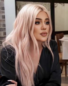 Pastel Hair Ideas, Pink Pastel Hair, Permanente Make-up, French Bob, Khloé Kardashian, Looks Party