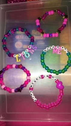 Rave Sayings, Rave Diy, Homemade Beads, Icy Jewelry, Concert Bracelets