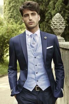 Marriage Suits, Tuxedo Groom, Men Suits Wedding, Mens Wedding Attire, Suit Tuxedo, Blue Suit Wedding, Suits Men Business, Classy Suits