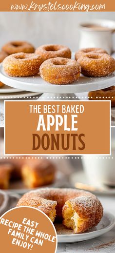 the best baked apple donuts recipe is easy to make