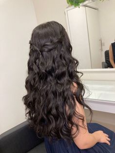 Guest Hair, Ball Hairstyles, Quince Hairstyles, Hairdo For Long Hair, Haircuts For Long Hair, Prom Hairstyles