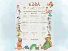 an ezra children's birthday party game with winnie the pooh characters