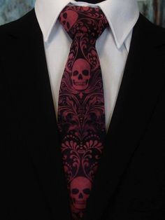 Skull Tie, Gothic Wedding Theme, Dark Wedding Theme, Halloween Themed Wedding, Goth Wedding, Dark Wedding, Future Wedding Plans, Gothic Wedding, Black Skulls